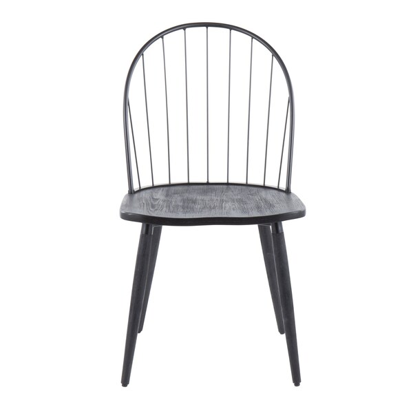 Lumisource Riley High Back Chair - Set of 2 PR - CH-RILEYHB BKBK2