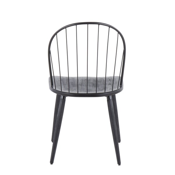 Lumisource Riley High Back Chair - Set of 2 PR - CH-RILEYHB BKBK2