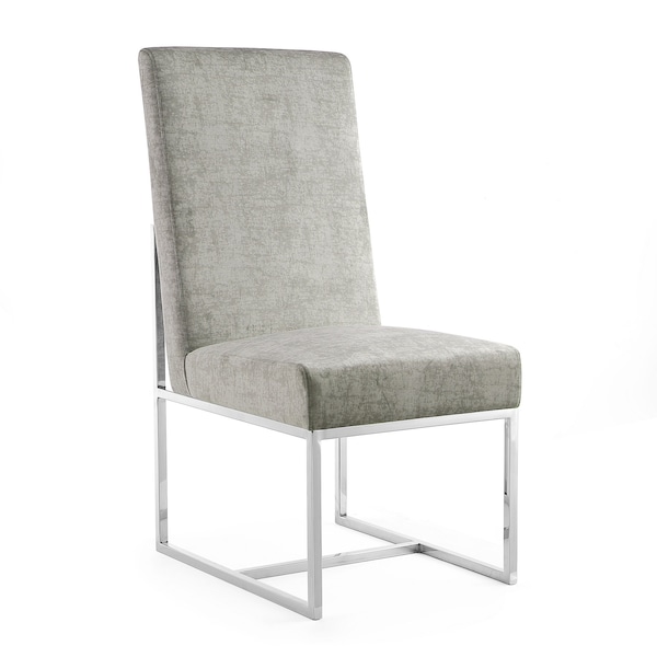 Manhattan Comfort Element 6-Piece Dining Chairs in Steel - 4-DC2930-ST