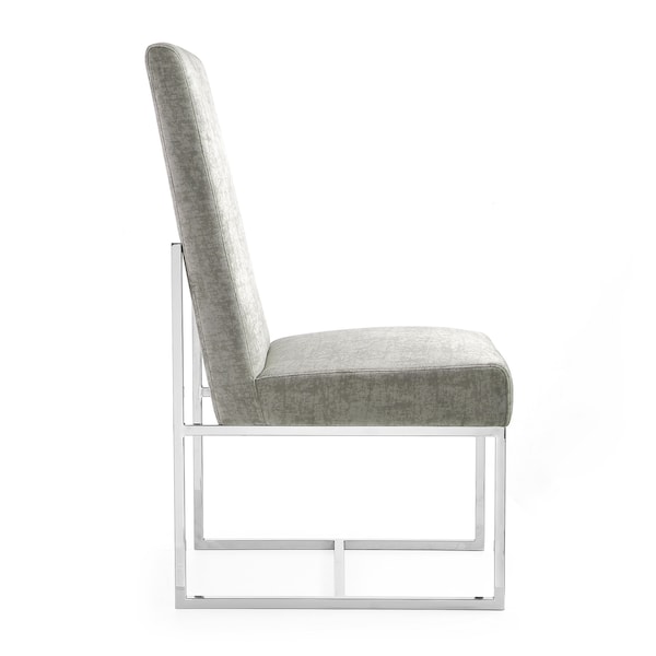 Manhattan Comfort Element 6-Piece Dining Chairs in Steel - 4-DC2930-ST