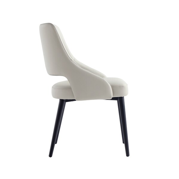 Manhattan Comfort Tremont Dining Chair in Stone - Set of 2 - 2-DC104-ST