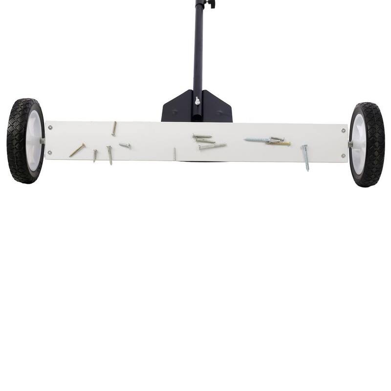 Tatayosi Rolling Magnetic Pick-Up Sweeper, Heavy-Duty Push-Type with Release, for Nails Needles Screws Collection - P-DJ-77096