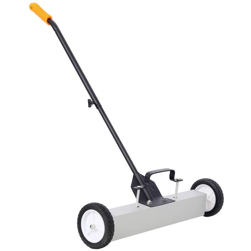 Tatayosi Rolling Magnetic Pick-Up Sweeper, Heavy-Duty Push-Type with Release, for Nails Needles Screws Collection - P-DJ-77096