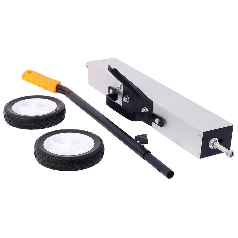 Tatayosi Rolling Magnetic Pick-Up Sweeper, Heavy-Duty Push-Type with Release, for Nails Needles Screws Collection - P-DJ-77096