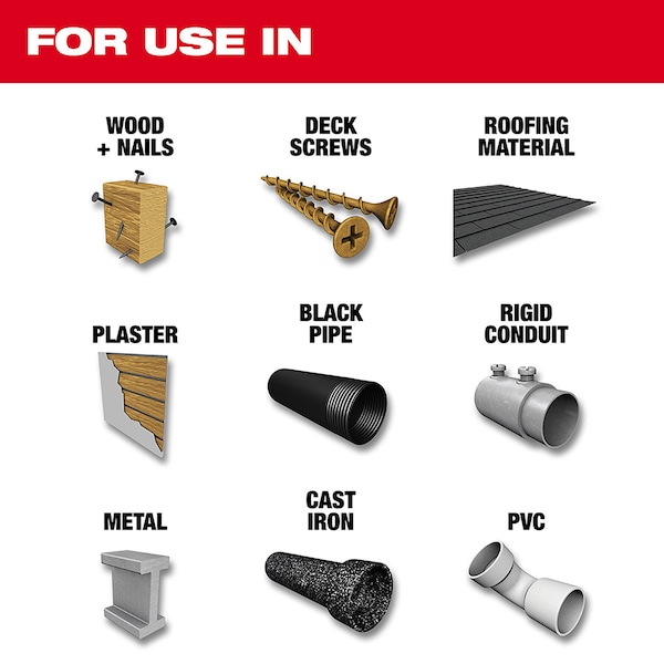 Milwaukee Tool 9" L x All-Purpose Cutting 9" The WRECKER™ with NITRUS CARBIDE™ 1PK - 48-00-5272