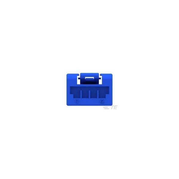 Te Connectivity GIC 2.5 W PLUG HSG 4P BLUE - 2-1903390-3