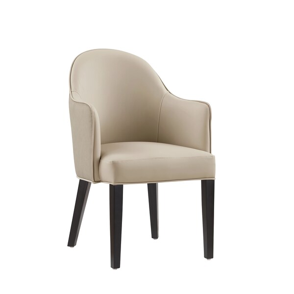 Manhattan Comfort Hillman Dining Armchair in Sand - Set of 2 - 2-DC087AR2-SD