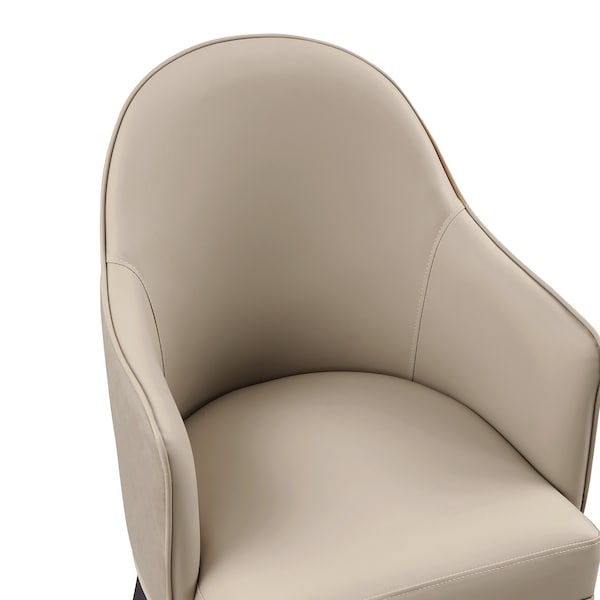 Manhattan Comfort Hillman Dining Armchair in Sand - Set of 2 - 2-DC087AR2-SD