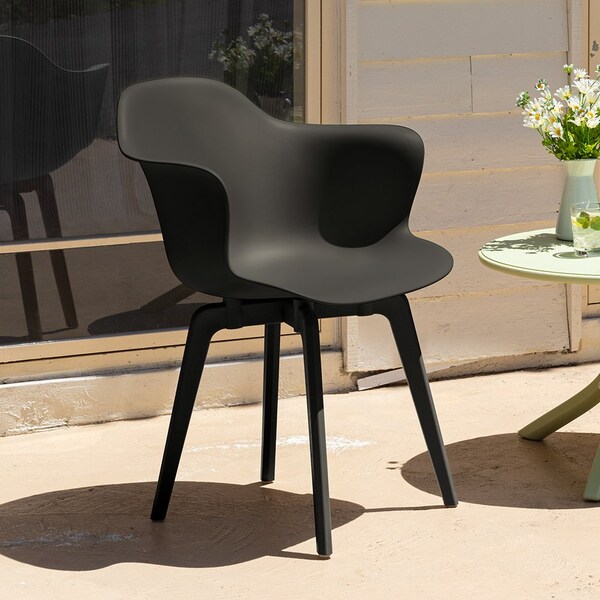 Lagoon Indoor Penguin Resin Dining Chair with Polypropylene Legs, 4PK - 7067K5-SDTOS