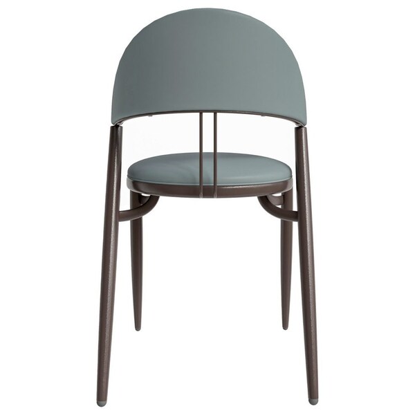 Leisuremod Venice Collection Modern Dining Chair In Light Grey - VC49LGR