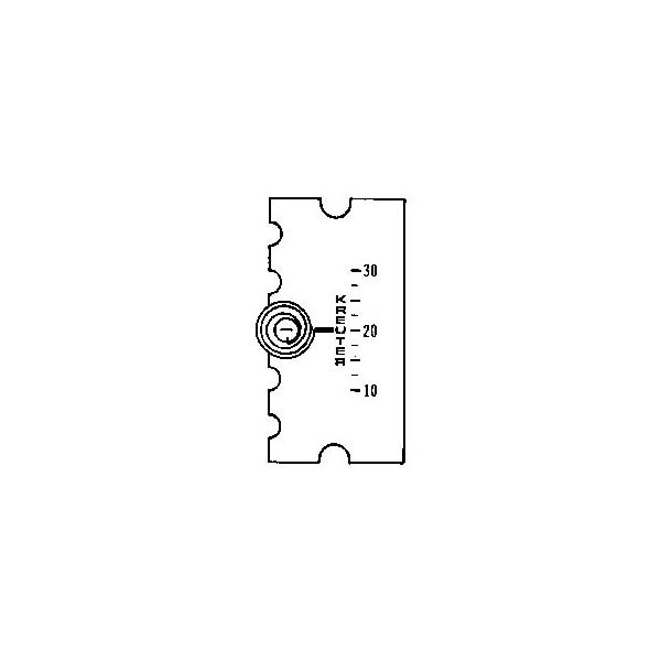Kmc Controls Scaleplate; Vert. Deg. C; Ctc-1600 - HPO-0050-11