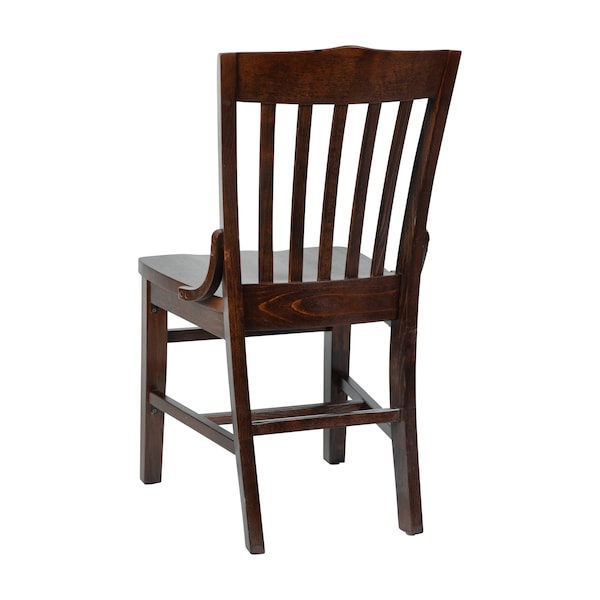 Flash Furniture Dining Chair, Hercules, Walnut Wood - XU-DG-W0006-WAL-GG