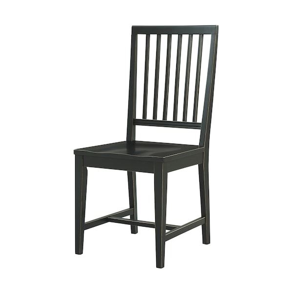 Alaterre Furniture Vienna Wood Dining Chairs, Black Set of 2, PR - ANVI01WDC