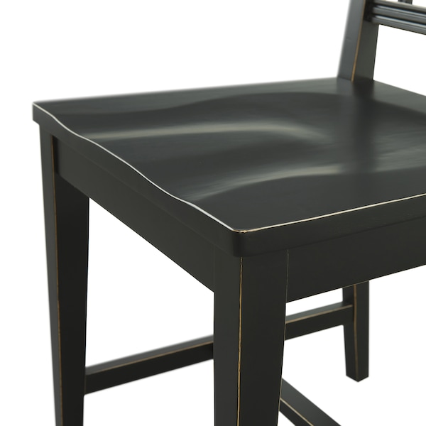Alaterre Furniture Vienna Wood Dining Chairs, Black Set of 2, PR - ANVI01WDC