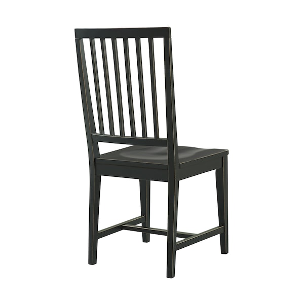 Alaterre Furniture Vienna Wood Dining Chairs, Black Set of 2, PR - ANVI01WDC