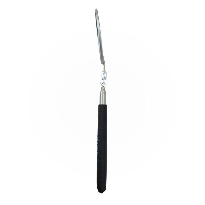 ULLMAN 3.25 in. Round Telescoping Inspection Mirror with Cushion Grip Handle - HTS-2