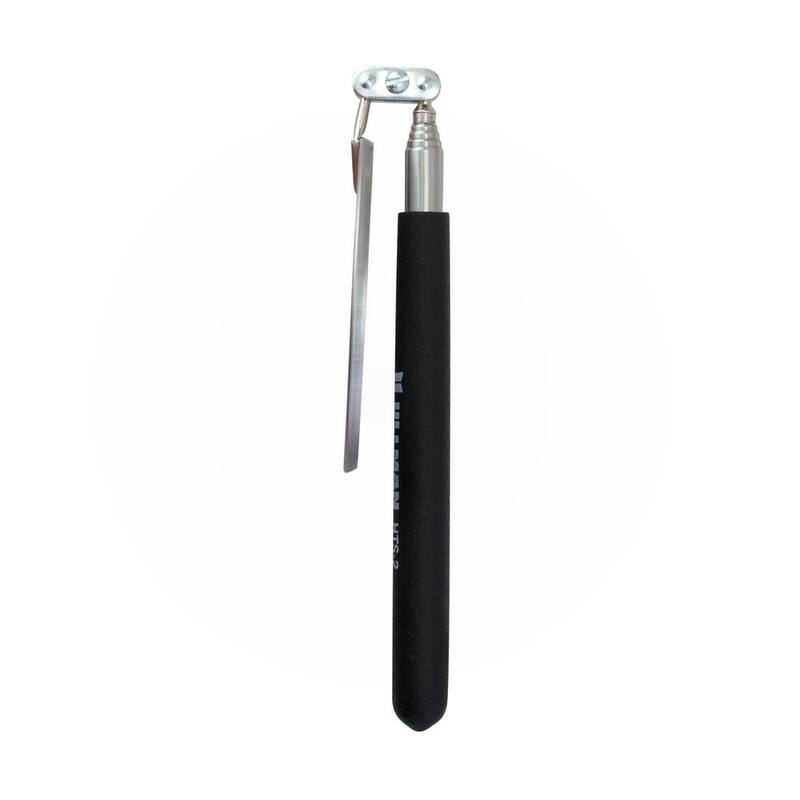 ULLMAN 3.25 in. Round Telescoping Inspection Mirror with Cushion Grip Handle - HTS-2