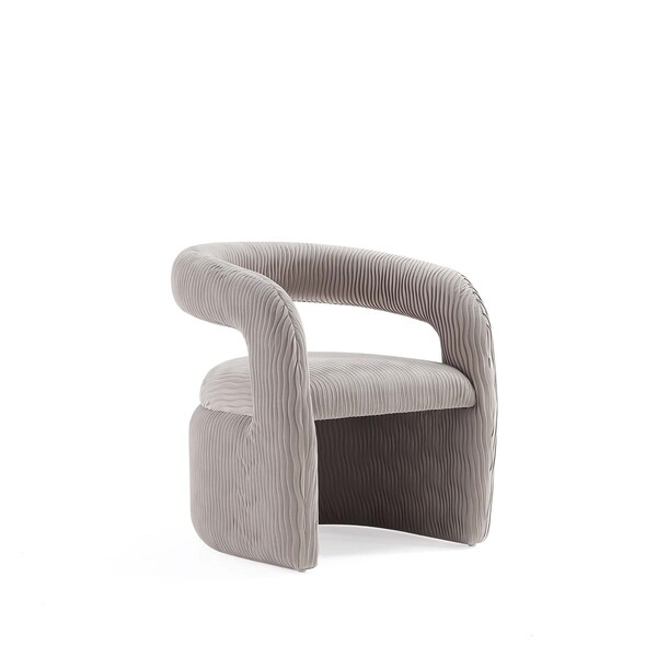 Manhattan Comfort Corvette Dining Chairs in Dove, 2PK - 2-AC068-DO