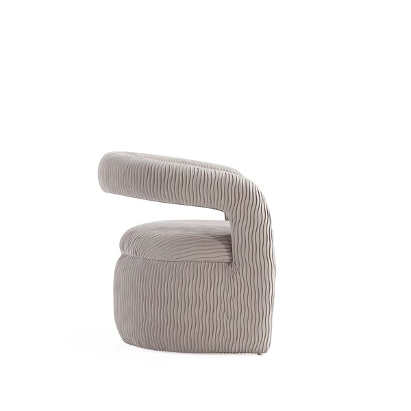 Manhattan Comfort Corvette Dining Chairs in Dove, 2PK - 2-AC068-DO