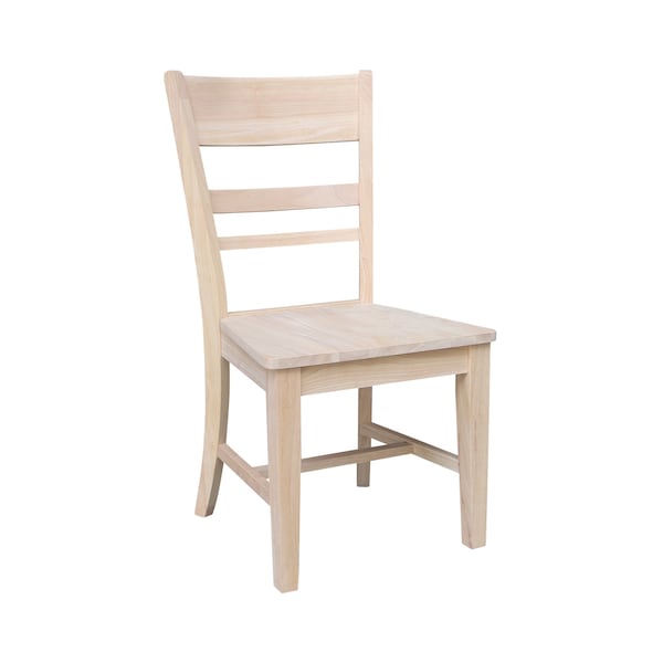 International Concepts Quincy Solid Wood Dining Chairs - Set of 2 - Unfinished - CI-67P