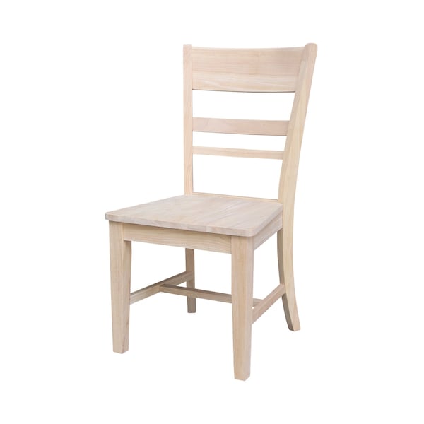 International Concepts Quincy Solid Wood Dining Chairs - Set of 2 - Unfinished - CI-67P