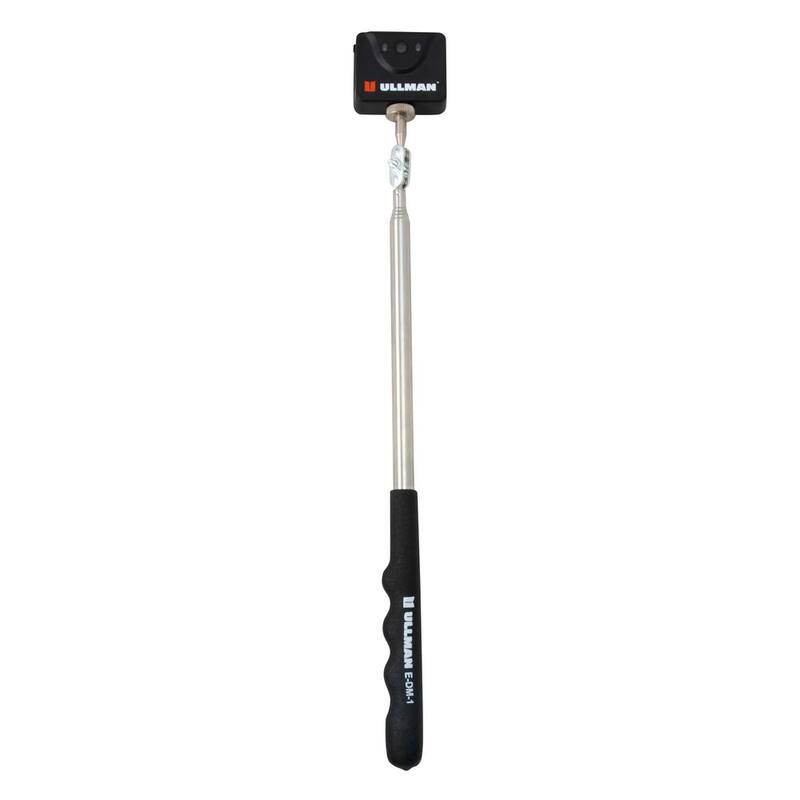 ULLMAN Digital Inspection Mirror with Telescoping Handle and Cushion Grip - E-DM-1