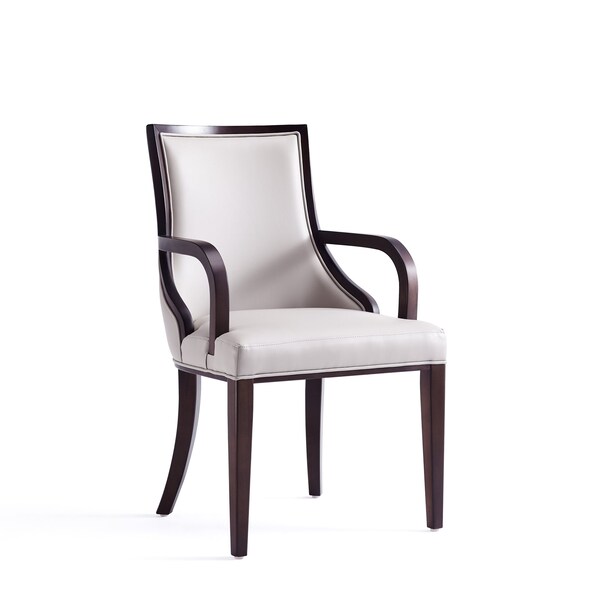 Manhattan Comfort Traditional Dining Armchair for Dining Room Use - DC048AR-LG