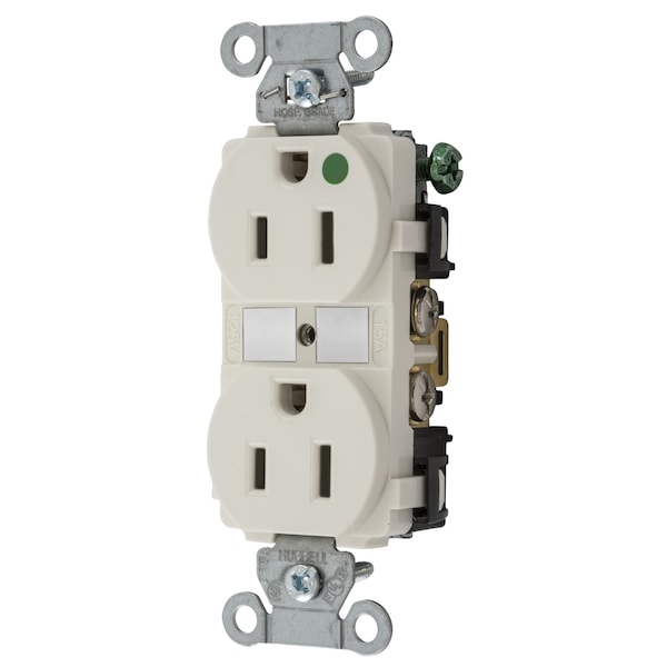 Hubbell Wiring Device-Kellems HUBBELL-PRO HG DPLX 15A/125V LA - 8200LA