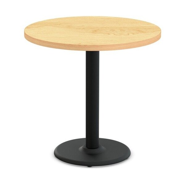 Special-T Table, Round, 36in Dia x 42in, Black Base/Crema Maple Top - SCTCANT236BHBCM