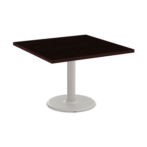 Special-T Table, Square, 42inx42inx29in, Fog Gray Base/Espresso Top - SCTCANT24242GES