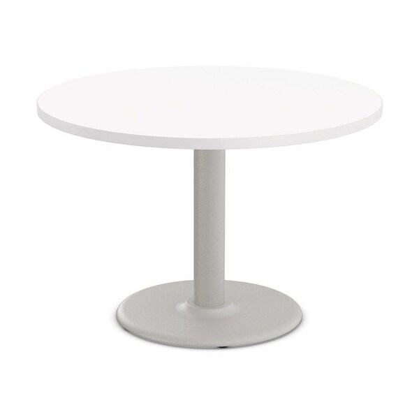 Special-T Table, Round, 42in Dia x 42in, Fog Base/White Top - SCTCANT242BHGWH