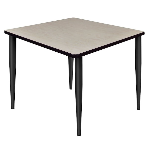 Regency Kahlo Square & Round Tables, 36 W, 36 L, 29 H, Wood, Metal Top, Maple - TPL3636PLBK