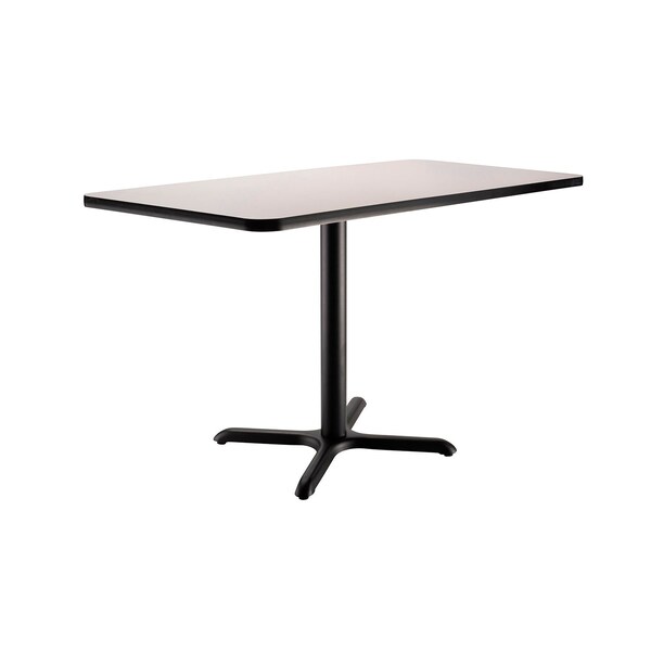 Interion By Global Industrial Dining Table, 30 in W, 48 in L, 29 in H - 695849GY