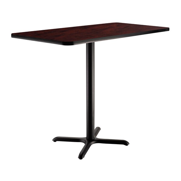 Interion By Global Industrial Bar Table, 30 in W, 48 in L, 42 in H - 695851MH