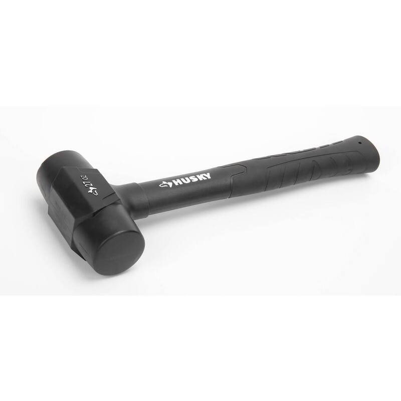 Husky 27 oz. Dead-Blow Hammer with Rubber Handle - 99816