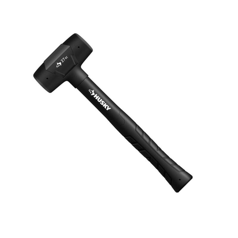 Husky 27 oz. Dead-Blow Hammer with Rubber Handle - 99816