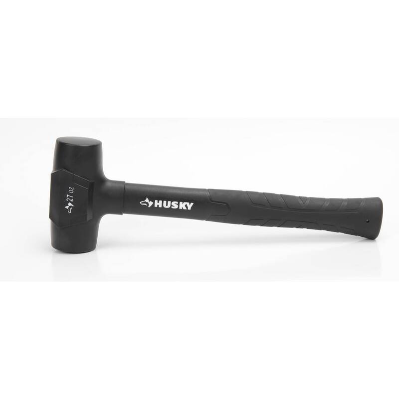 Husky 27 oz. Dead-Blow Hammer with Rubber Handle - 99816