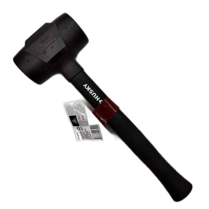 Husky 45 oz. Deadblow Hammer with 12 in. Rubber Handle - HDDB-45-HUSKY