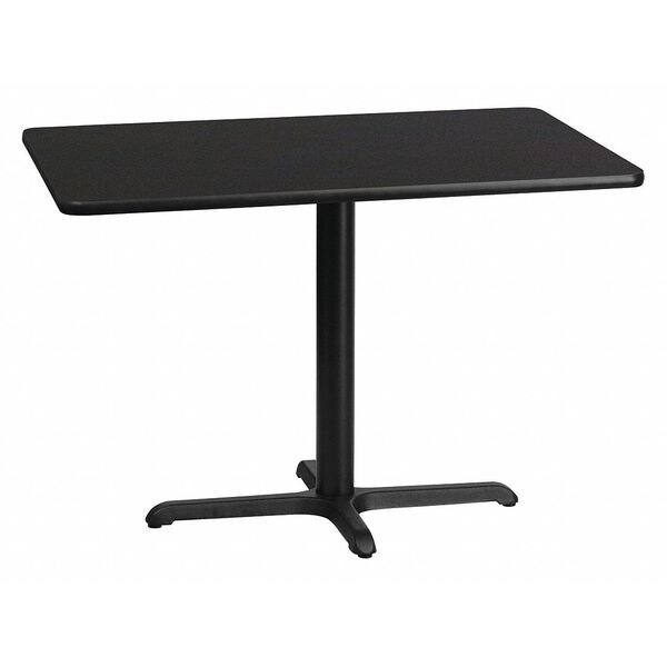 Flash Furniture Rectangle Laminate Table Top, 30" W, 42" L, 31.125" H, Laminate Top, Wood Grain - XU-BLKTB-3042-T2230-GG