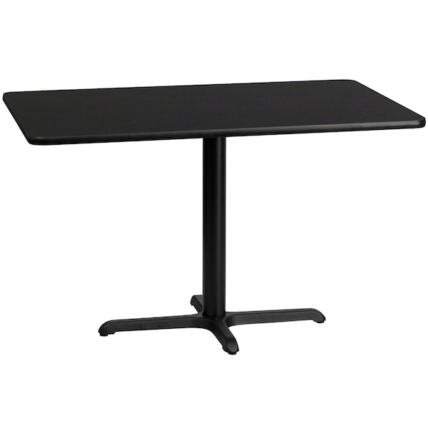 Flash Furniture Rectangle Laminate Table Top, 30" W, 48" L, 31.125" H, Laminate Top, Wood Grain - XU-BLKTB-3048-T2230-GG