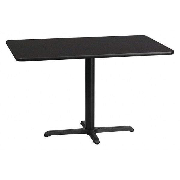 Flash Furniture Rectangle Laminate Table Top, 30" W, 48" L, 31.125" H, Laminate Top, Wood Grain - XU-BLKTB-3048-T2230-GG