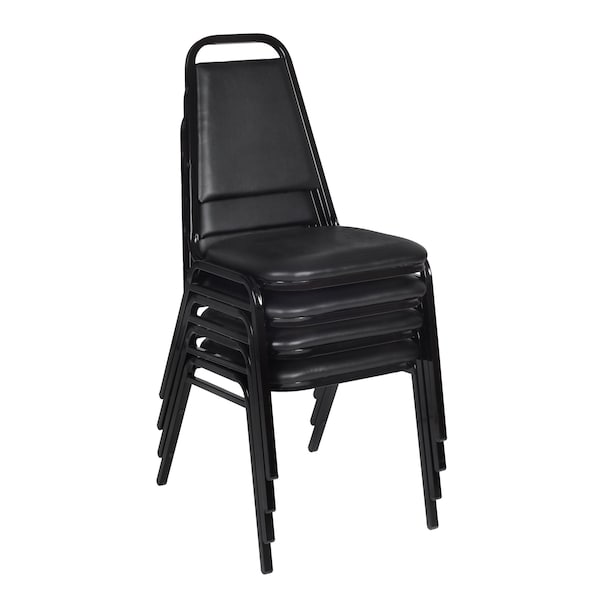 Kobe Round Tables > Breakroom Tables > Kobe Round Table & Chair Sets, Wood|Metal|Vinyl Top, Mahogany - TKB30RNDMH29BK