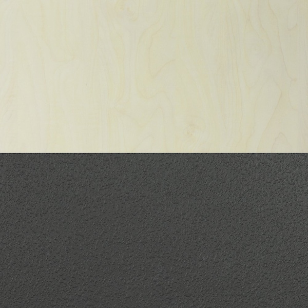 Cain Square Tables > Breakroom Tables > Cain Square Table & Chair Sets, Wood|Metal|Polypropylene Top - TB3636PL44BK