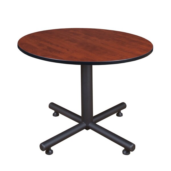 Kobe Round Tables > Breakroom Tables > Kobe Square & Round Tables, 48 W, 48 L, 29 H, Wood|Metal Top - TKB48RNDCH