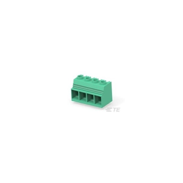 Te Connectivity Power Connector  15.0mm  Green  4 posn - 1986242-4