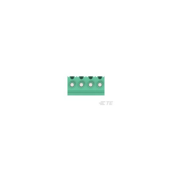 Te Connectivity Power Connector  15.0mm  Green  4 posn - 1986242-4