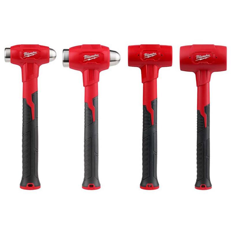 Milwaukee Dead Blow Hammer Set (4-Piece) - 48-22-9140-9141-9150-9151
