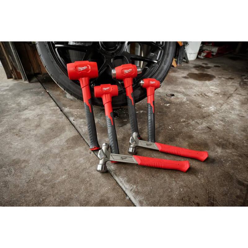 Milwaukee Dead Blow Ball Peen Hammer Set (6-Piece) - 48-22-9130-6PC