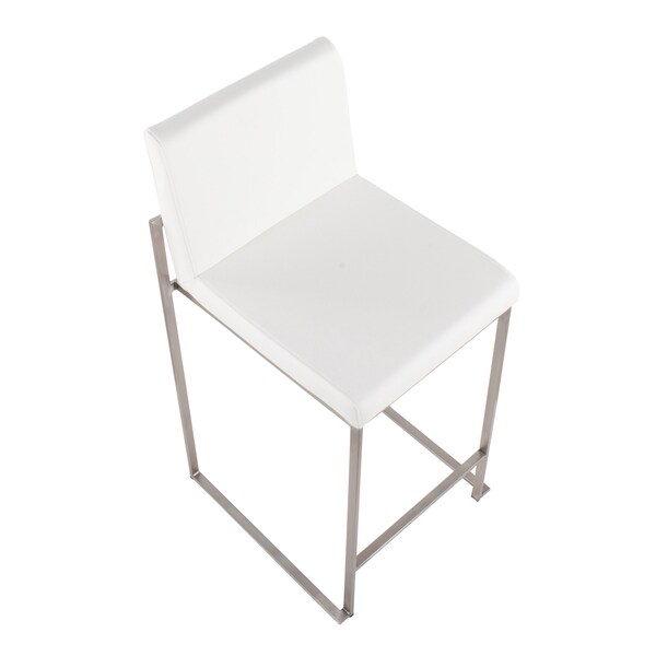 Lumisource Fuji High Back Counter Stool - Set of 2 PR - B26-FUJIHB SSW2