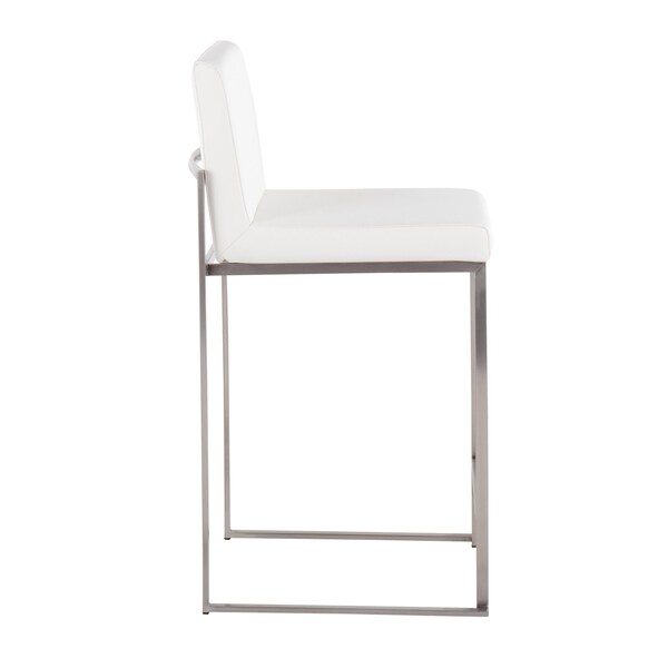Lumisource Fuji High Back Counter Stool - Set of 2 PR - B26-FUJIHB SSW2